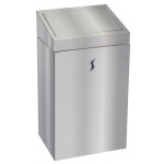 Gettacarte con coperchio push  MDL in acciaio inox 201 satinato Modello BRINOX  110521