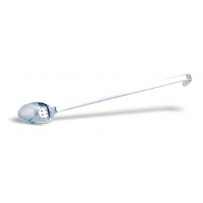 Cucchiaio forato in acciaio Lunghezza manico cm 37 Lunghezza totale cm 44 Modello 304-037