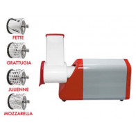 Tagliaverdure/grattuggia elettrica Omra Con 4 rulli in acciaio Potenza 225 W Modello 853M4R
