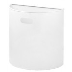 Gettacarte murale 20 L MDL metallo bianco Modello MILUNA PURA  773033