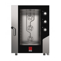 Forno elettrico combinato convezione vapore Modello MKF1064S CapacitĆ n.11 teglie/griglie GN 1/1 cm 53 x 32,5 Potenza Kw 15.4