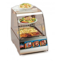 Espositore Da Banco caldo Modello CHEF 1 DRY predisposto per bacinelle GN1/1, GN1/2, GN 1/3e GN 2/3
