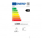 Armadio Frigo Refrigerato tropicalizzato Modello AK654TNG porta a vetro temperatura normale acciaio inox