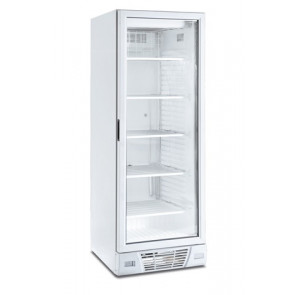 Freezer verticale statico con agitatore Modello FR372VSTWHITE Con porta a vetro
