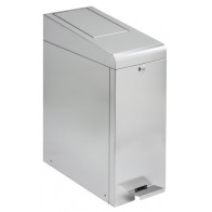 Contenitore di sacchetti igienici MDL in acciaio inox 304 satinato da 30 LT Modello BRINOX 789080