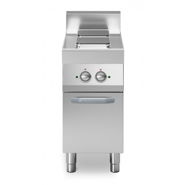 Cucina elettrica 2 piastre quadre MDLR Armadio con porta Modello F7040PCEQP