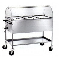 Carrello termico Bagnomaria con cupola Modello CT1760C