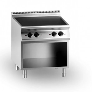 Cucina elettrica a induzione MDLR 4 zone di cottura Ø 280 mm Vano aperto Modello CL9080IND