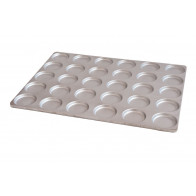 TEGLIA PER HAMBURGER IN LAMIERA ALLUMINATA 15 FORME Modello TREPH30