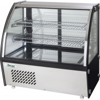 Vetrina refrigerata Modello G-VPR120 da banco con vetro curvo