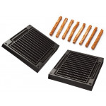 Piastra per Waffel con piastre intercambiabili girevole di 180 ° TP Potenza 2000 W Modello W-BASE SWING-BACKSYSTEM