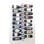 Espositore per bottiglie di vino classiche design Capacità bottiglie 18 colore trasparente Modello Plex100