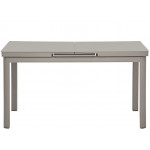Tavolo da interno TESR Struttura in alluminio verniciato, piano allungabile in vetro temperato antigraffio Modello 1807-SD80