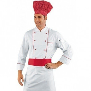 Giacca cuoco Red Chef IC 100% cotone Disponibile in diverse taglie Modello 059300