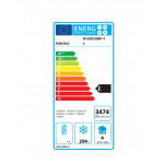 Tavolo Refrigerato 3 porte In acciaio inox AISI 210 ForCold  GN1/1 (cm 53 x 32,5) ventilato Modello M-GN3100BT-FC MONOBLOCCO