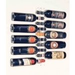Espositore per bottiglie di vino classiche design Capacità bottiglie 10 Modello Plex10