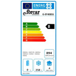 Armadio Frigo Refrigerato Statico Eco Modello G-EF400SS Struttura esterna in acciaio inox
