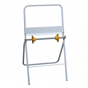Portarotolo industriale d’appoggio in metallo bianco MDL - Modello ROLIND 700030