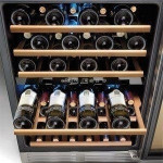 Cantinetta per vino Modello Soave Capacità bottiglie:nr. 51 Zone refrigerate: nr. 2