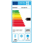 Tavolo refrigerato ventilato EKF Acciaio AISI 201 Modello GN2100TN Due porte
