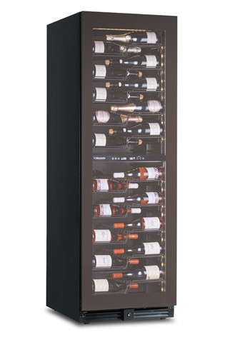 Cantina per vino ventilata doppia zona di temperatura Modello CW180G2TB per  116 bottiglie da 0,75 lt