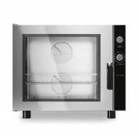 Forno elettrico a convezione con umidificatore elettromeccanico MDLR per pasticceria Apertura a bandiera Modello BEU664