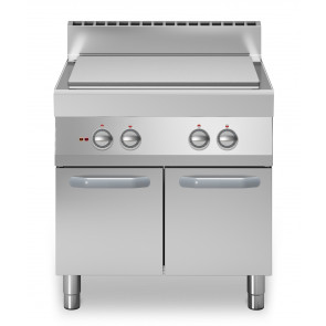 Cucina tuttapiastra elettrica 4 zone MDLR Armadio con porte Modello F7080TPEP