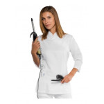 Casacca Taipei da donna MANICA 3/4  65% Poliestere 35% Cotone Bianco Disponibile in diverse taglie Modello 002410T