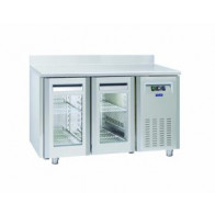 Tavolo predisposto per motore remoto Refrigerato Ventilato TROPICALIZZATO con Porte autochidenti Modello QRG2200SG con alzatina