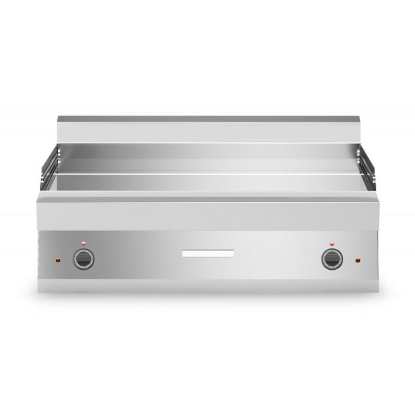 Fry top elettrico Piastra liscia cromata MDLR Modello F65100FTECLT