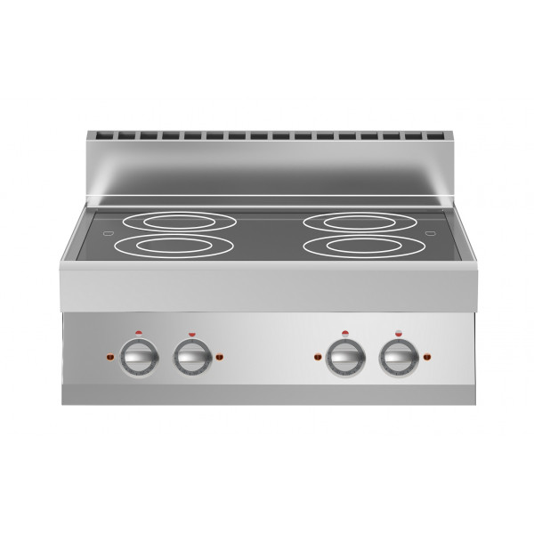 Cucina elettrica a infrarossi 4 zone MDLR Modello F7080PVET
