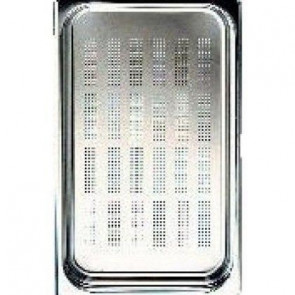 BACINELLA GASTRONORM FORATA ACCIAIO INOX 18/10 AISI 304 GN 1/1 Modello BF1102000
