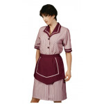 Camice Amalfi con grembiulino 65% Poliestere 35% Cotone Bordeaux Modello 004303