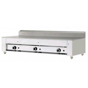 Cuocipiada a gas top PL Modello CP12 Piana in acciaio inox Capacità 12 piadine