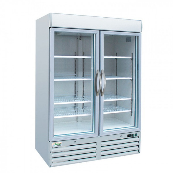 Armadio Frigo Refrigerato Snack Modello G-SNACK930BTG Ventilato Espositore gelateria Porta a Vetro