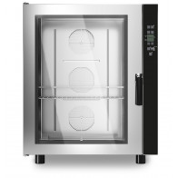 Forno elettrico a convezione con umidificatore MDLR per gastronomia Porta a bandiera Modello GEU1011P