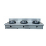 Cucina wok CI N.3 fuochi Potenza bruciatori a scelta Modello RisCu038