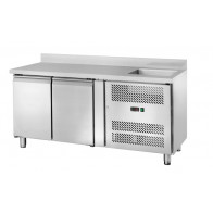 Tavolo refrigerato ventilato Modello AK2202TNL GN 1/1 con lavello
