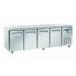Tavolo Refrigerato Ventilato TROPICALIZZATO con  Porte autochidenti Modello QR4100SG