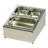 Espositore Gastronorm in acciaio inox Kar Modello ESG416