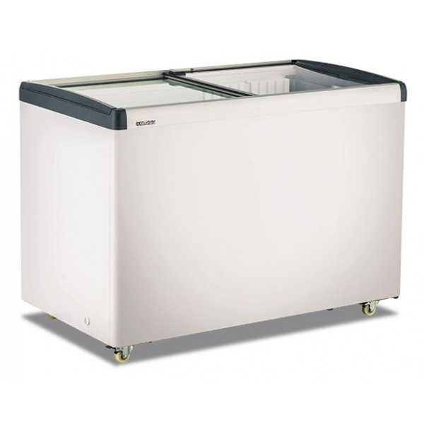Congelatore doppia temperatura statico con vetro piatto scorrevole Modello FRC395PFF