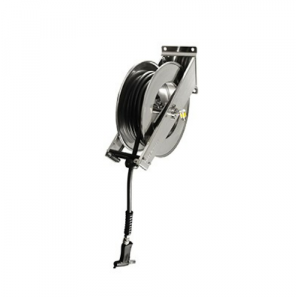 Gruppo lavaggio in acciaio inox (20m) con avvolgitubo e pistola nito MNL Modello SR000000009X