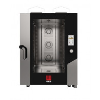 Forno a gas combinato convezione vapore con TOUCH SCR Modello MKF1064GTS Capacità : N° 10 teglie (600x400 mm) Potenza elettrica Kw 0,6 Capacità termica nominale Kw 18
