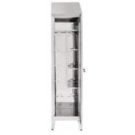 Armadio Portascope per tiracqua in acciaio inox 304 IXP n.1 anta a battente profondità anta cm 50 Modello S5069605