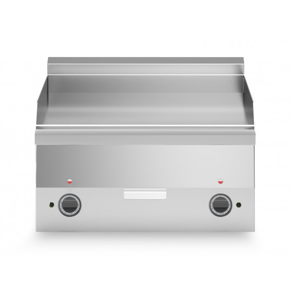 Fry top elettrico piastra liscia cromata MDLR Modello F6060FTECLT