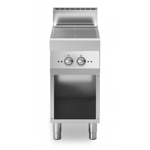 Cucina elettrica ad induzione 2 zone MDLR Armadio aperto Modello F7040INDA