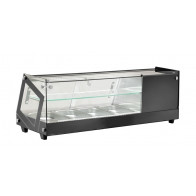 Vetrina refrigerata per esposizione di tapas Modello AK413VTB Capacità 4xGN1/3 h 4,0 cm