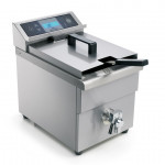 Friggitrice a induzione con rubinetto Modello KLONDIKE 8R Potenza 3500 Watt