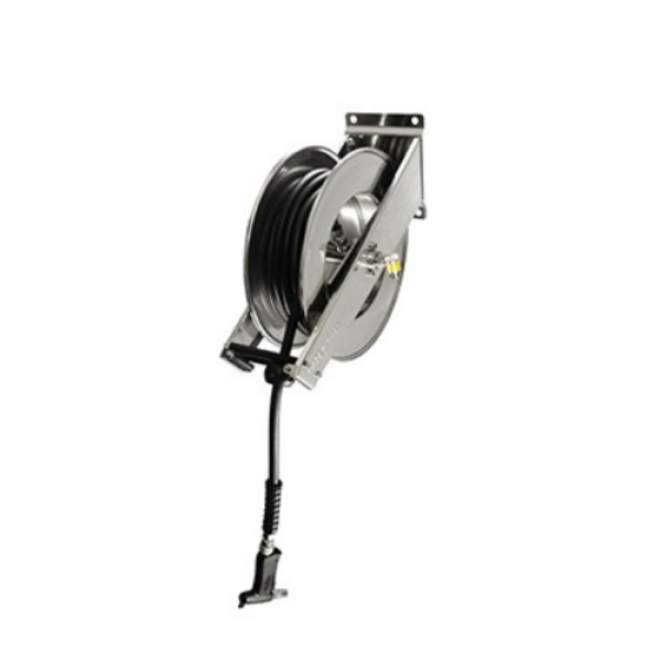 Gruppo lavaggio in acciaio inox (10m) con avvolgitubo e pistola nito MNL Modello SR000000002X