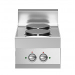 Cucina elettrica 2 piastre tonde MDLR Modello F7040PCET